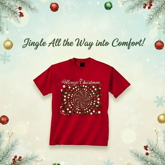 Holiday banner with extra large Jingle All the Way text